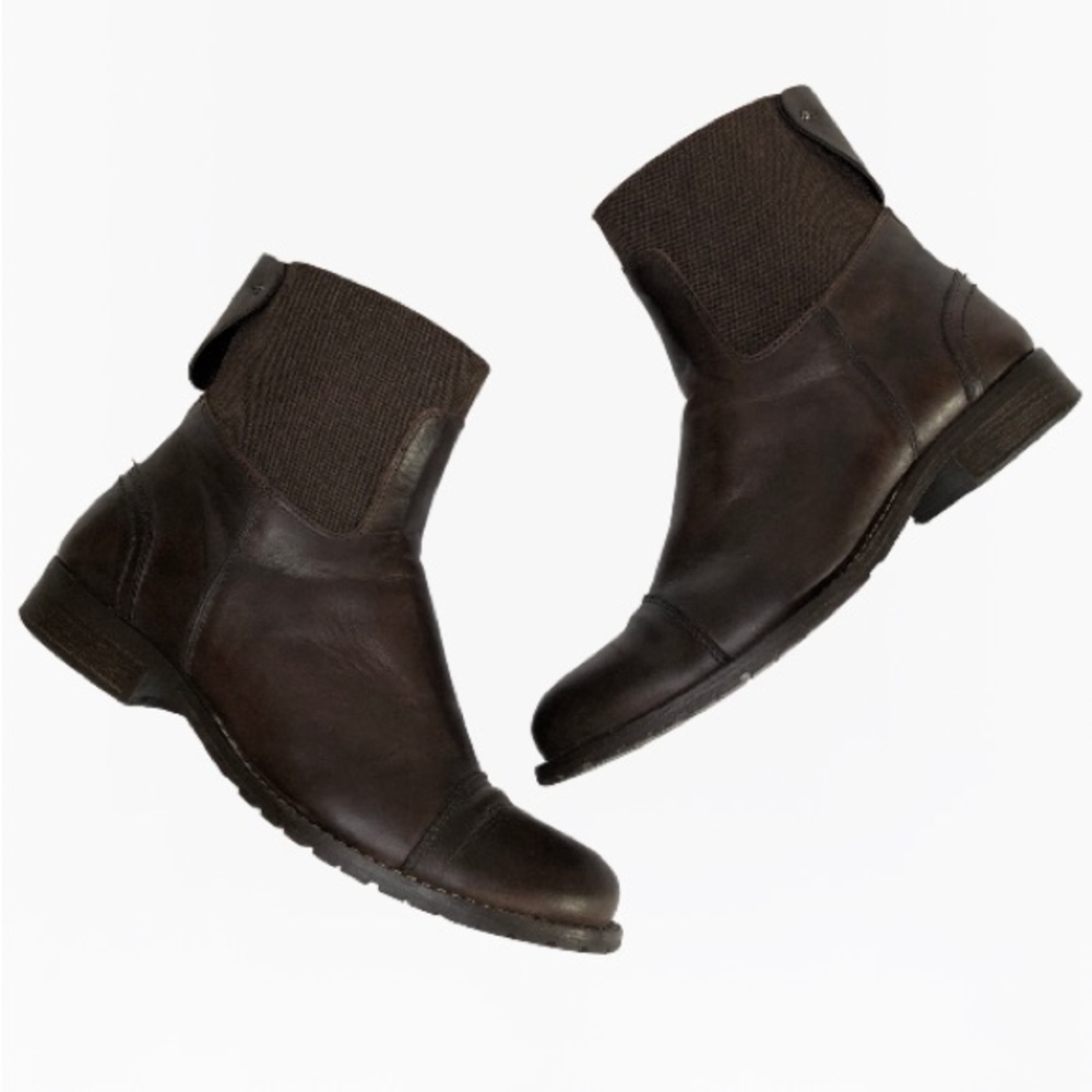 ILSE JACOBSEN Made in Italy Leather Women’s Ankle Boots - 10 - Picture 6 of 16